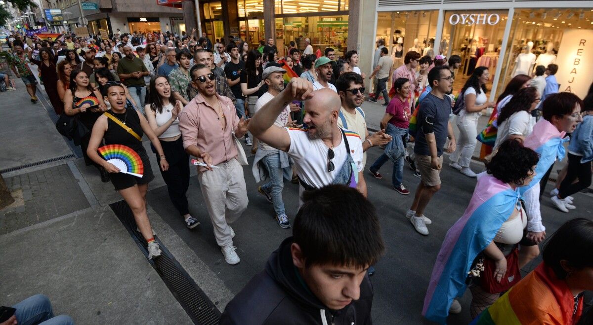 Manifestación 'Avancemos en dereitos' por el Día del Orgullo LGBTIQA+ 2024