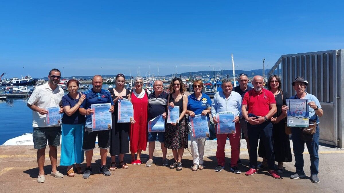 Presentación das Festas do Carme 2024 en Bueu