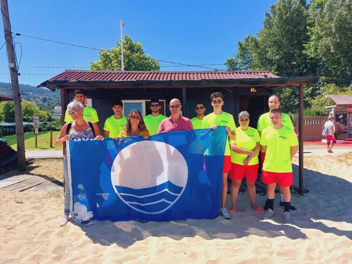 Portomaior é unha das praias con bandeira azul en Bueu