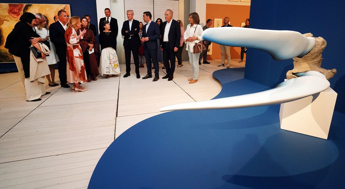 Inauguración da exposición "A era das fábulas" no Museo de Pontevedra