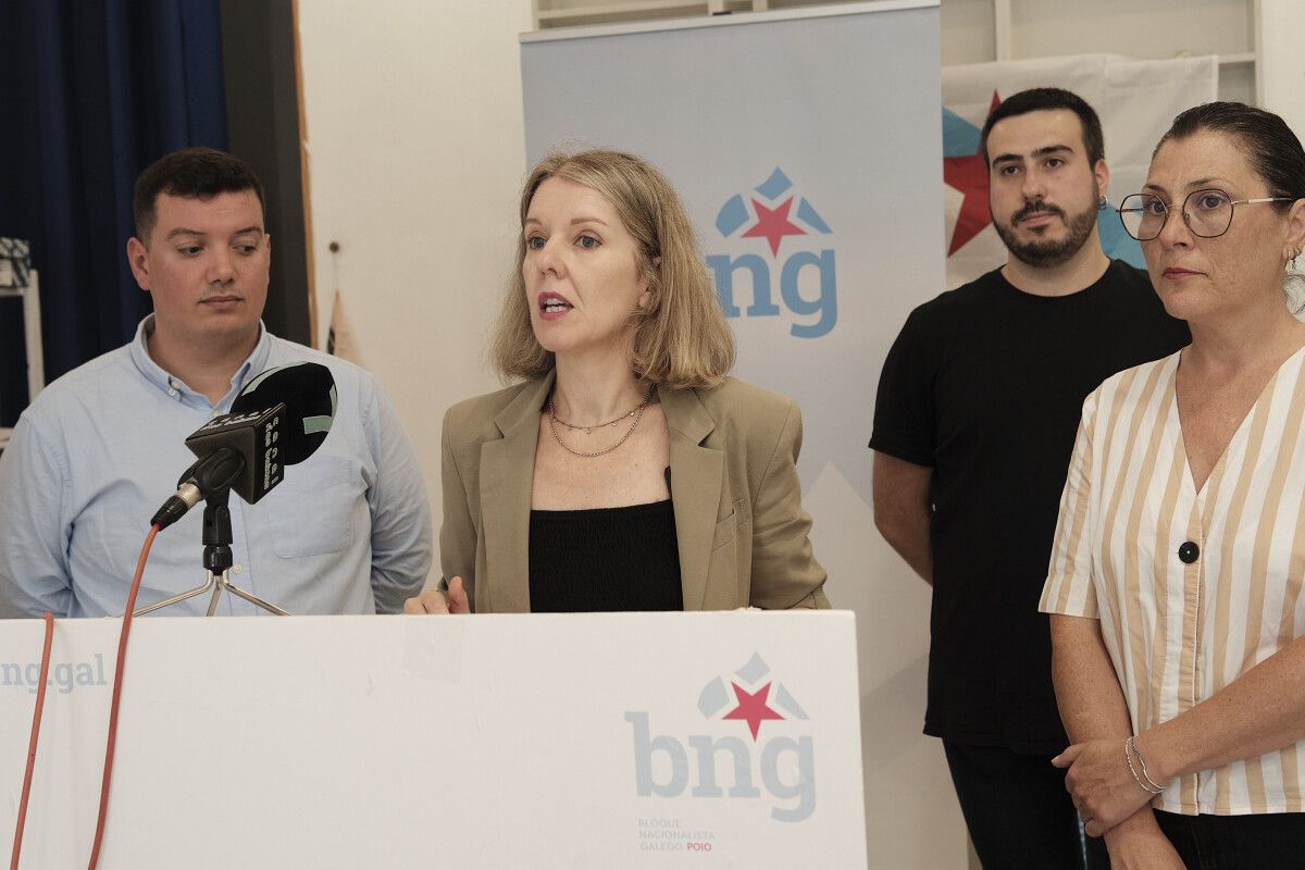 Marga Caldas, portavoz del BNG de Poio