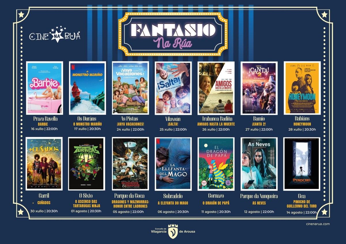 Programa do ciclo "Fantasio na rúa"