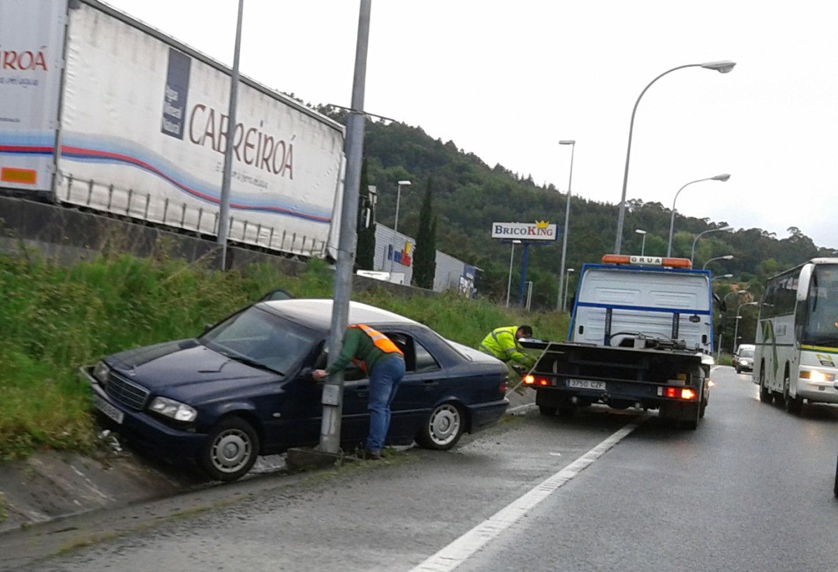 Accidente en la carretera de Vilagarcía