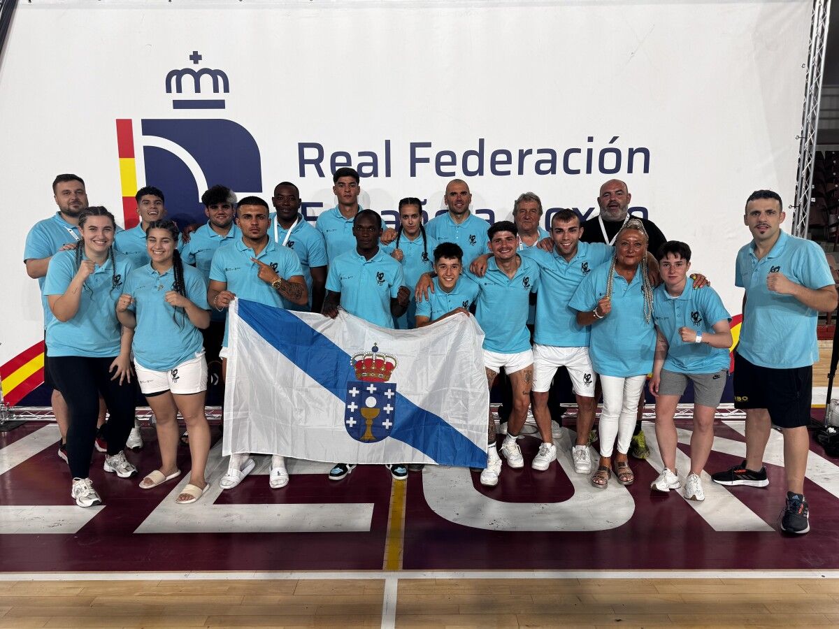 Integrantes del Team Thunder en el Campeonato de España de León