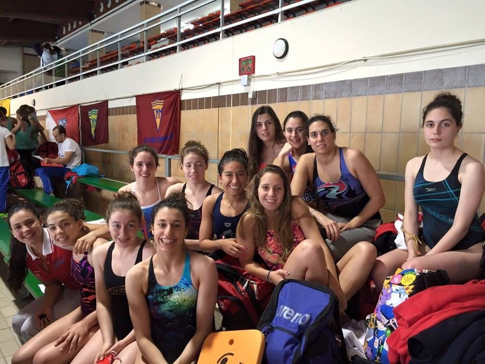 Equipo femenino del Galaico en la Copa de España celebrada en Gijón