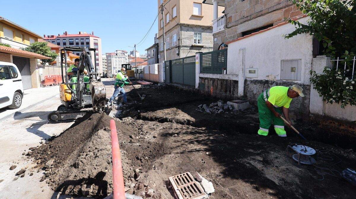 Obras de rehabilitación na Rúa Arcebispo Xelmírez