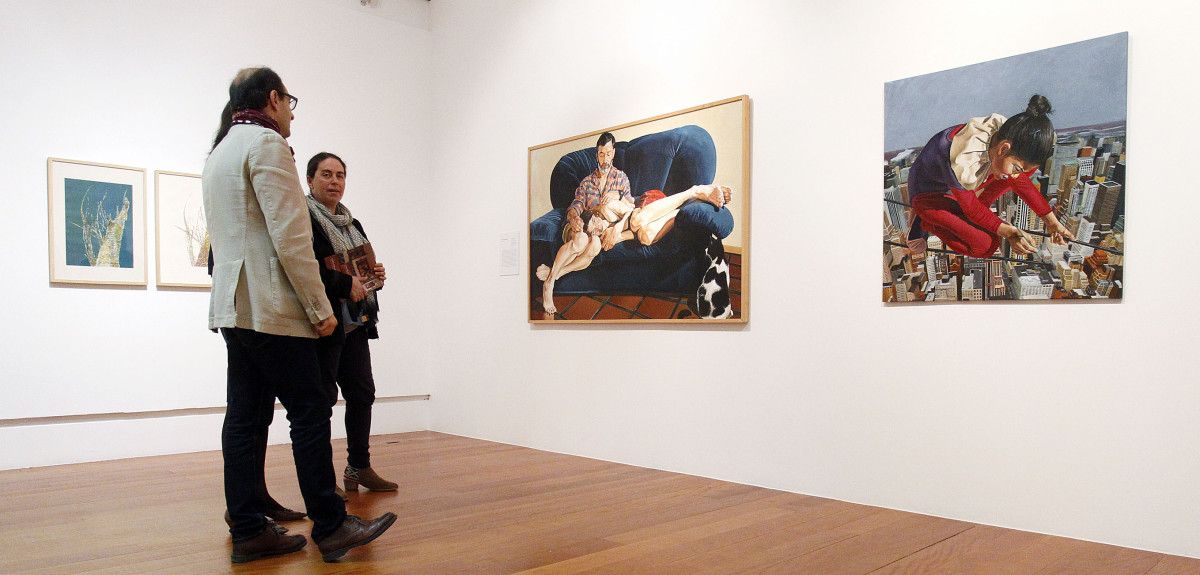 Presentación da exposición "Unha mirada, dous tempos. Pintores de Pontevedra II"
