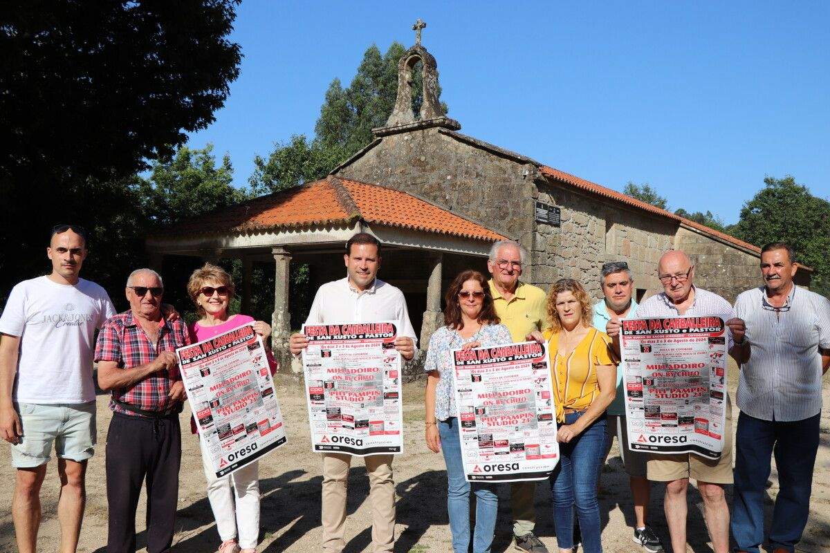 Presentación das festas de San Xusto e San Pastor en Cerdedo-Cotobade