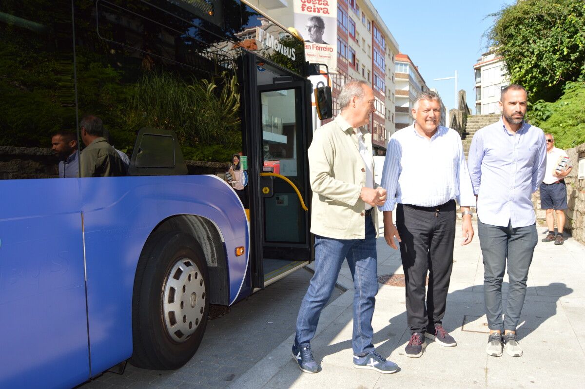 Bus circular en Sanxenxo
