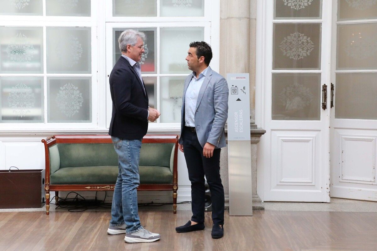 O alcalde do Grove e o presidente da Deputación de Pontevedra