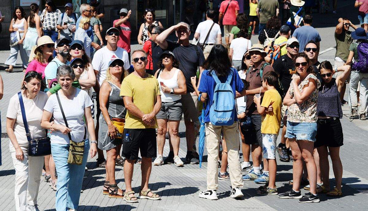 Turistas en Pontevedra