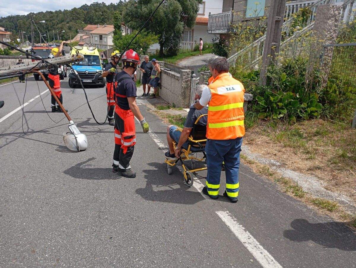 Accidente de tráfico en Noalla