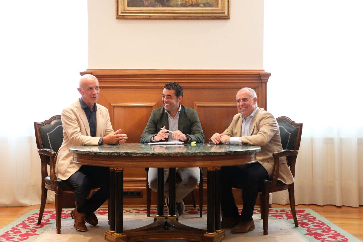 Gonzalo Durán, Luis López e Javier Tourís