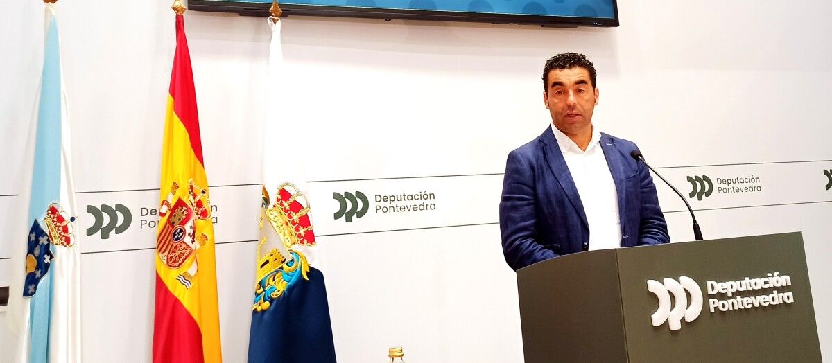 Luis López, presidente de la Deputación de Pontevedra