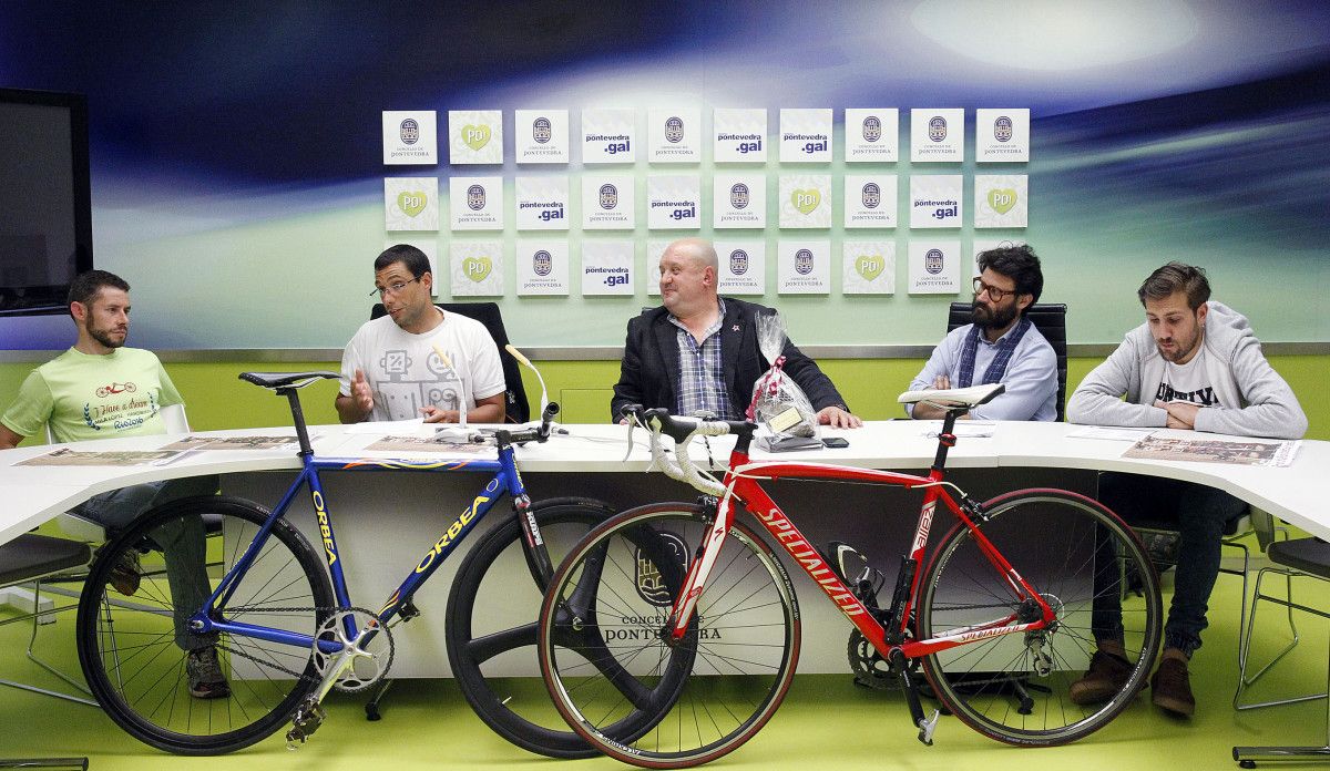 Presentación no Concello de la Feria da bicicleta 2015