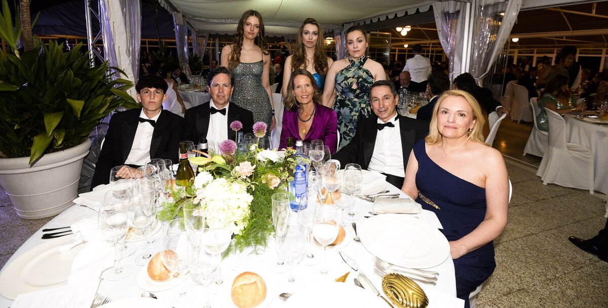Cea Baile de Gala do Liceo Casino. Participantes na cea