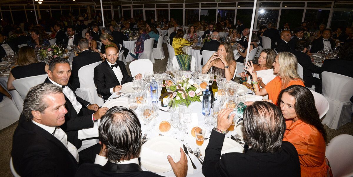 Cea Baile de Gala do Liceo Casino. Participantes na cea