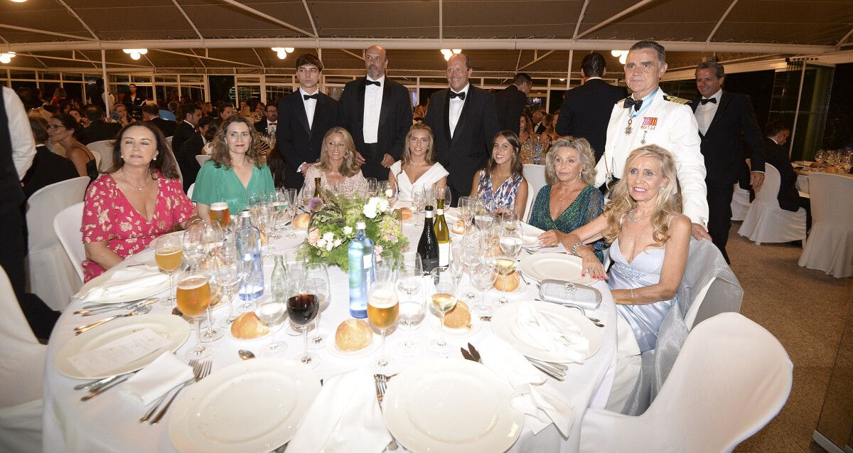 Cea Baile de Gala do Liceo Casino. Participantes na cea