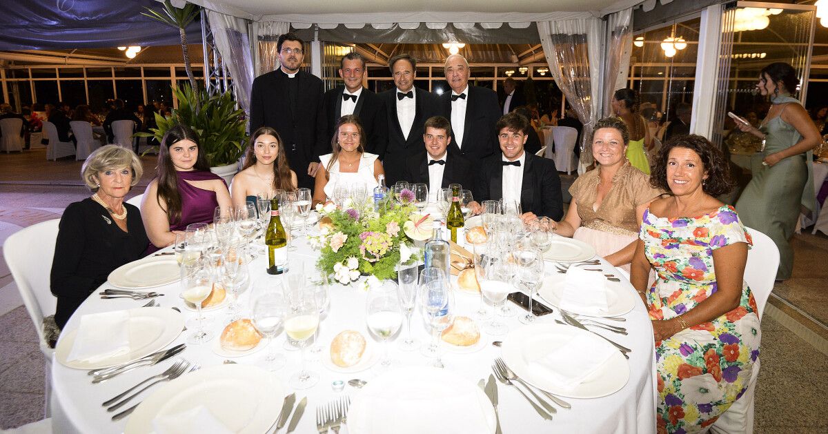 Cea Baile de Gala do Liceo Casino. Participantes na cea
