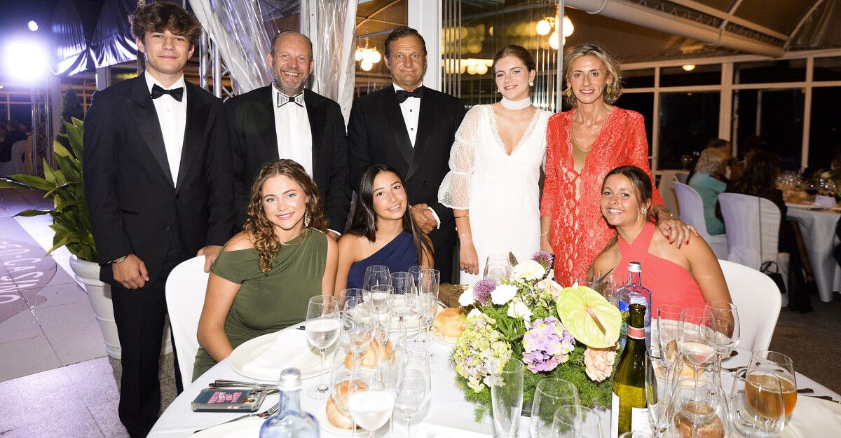 Cea Baile de Gala do Liceo Casino. Participantes na cea
