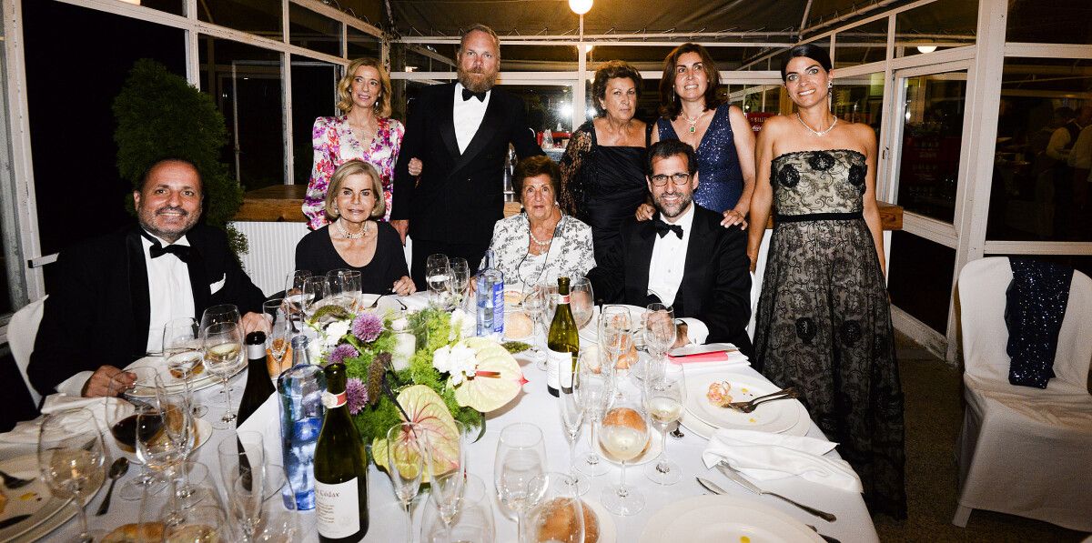 Cea Baile de Gala do Liceo Casino. Participantes na cea
