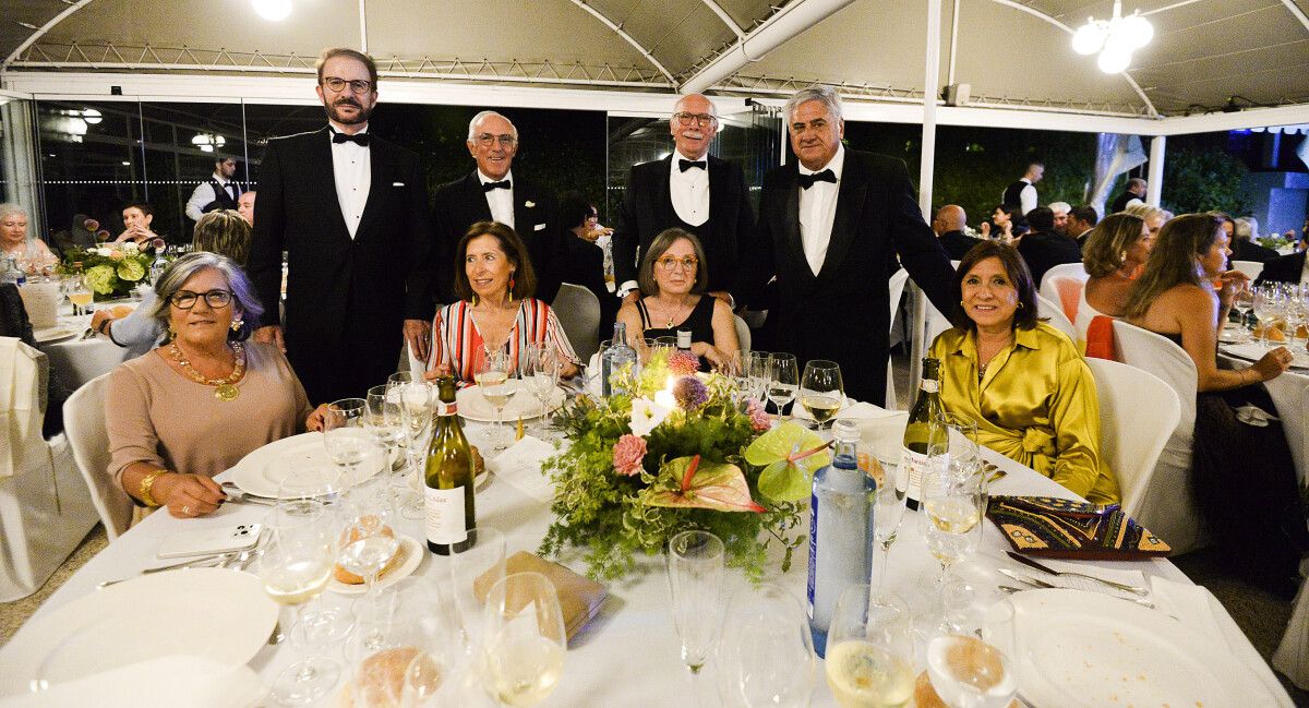 Cea Baile de Gala do Liceo Casino. Participantes na cea