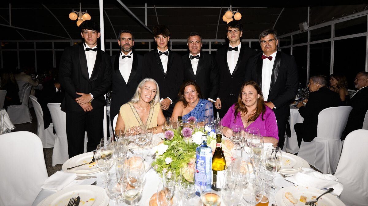 Cea Baile de Gala do Liceo Casino. Participantes na cea