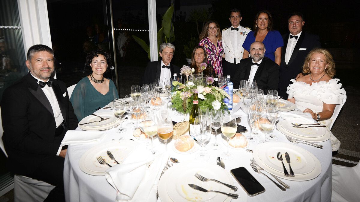 Cea Baile de Gala do Liceo Casino. Participantes na cea