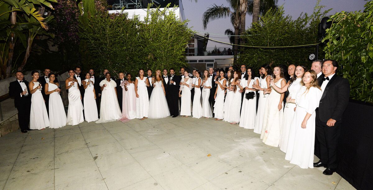 Cea Baile de Gala do Liceo Casino. Debutantes. Desfile e presentación
