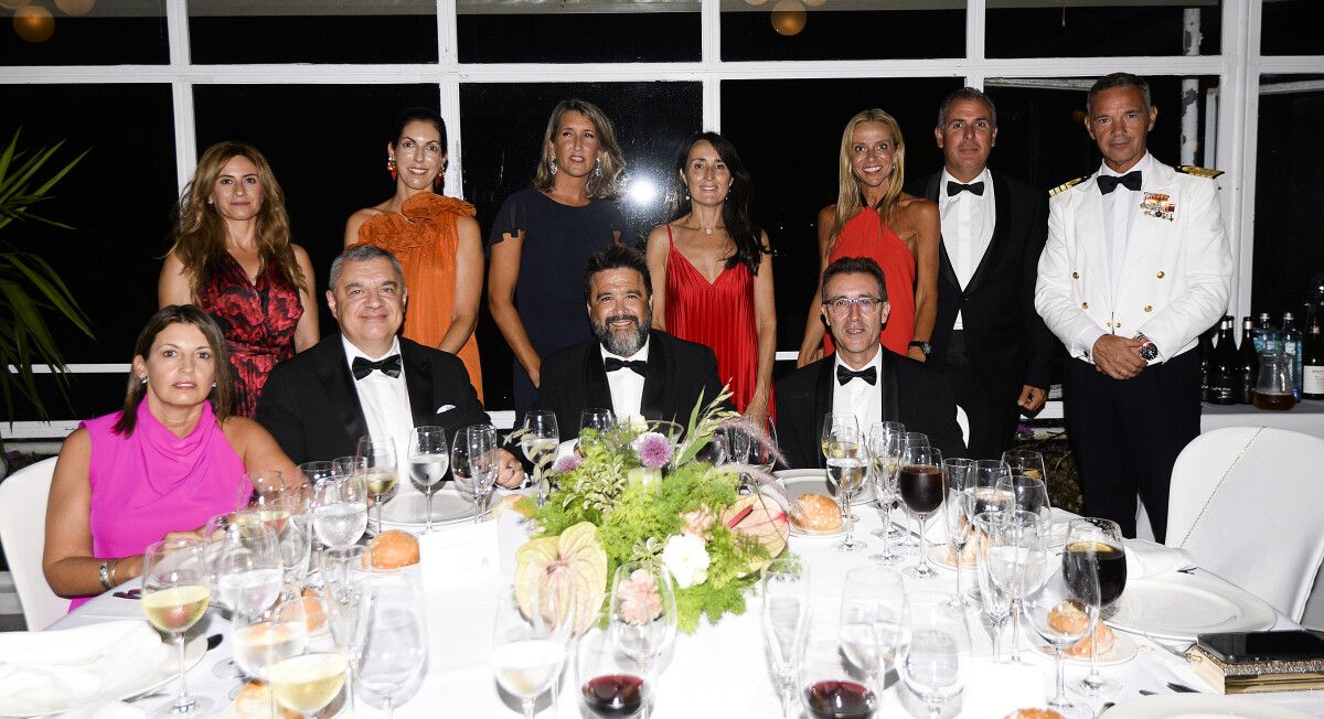 Cea Baile de Gala do Liceo Casino. Participantes na cea