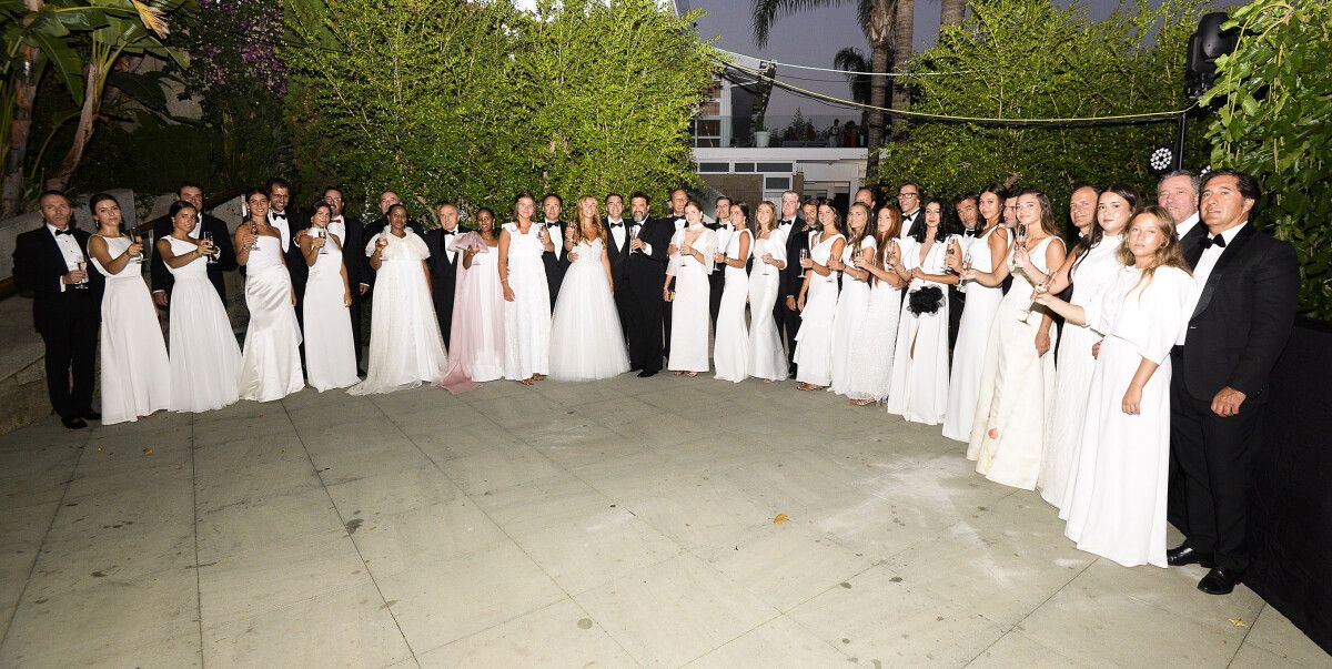 Cea Baile de Gala do Liceo Casino. Debutantes. Desfile e presentación