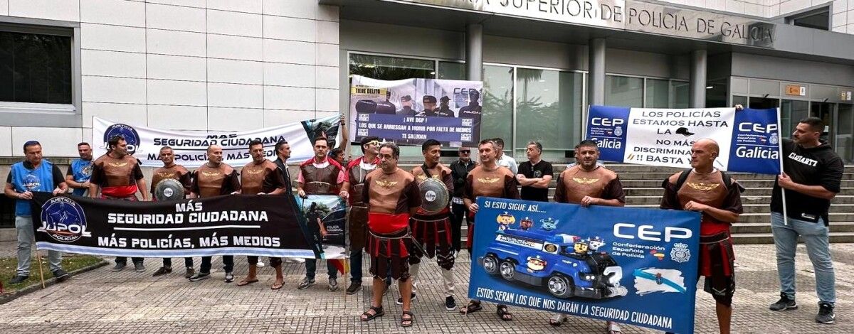 Agentes de la Policía Nacional del sindicato CEP denuncian el incremento de la delincuencia en Pontevedra