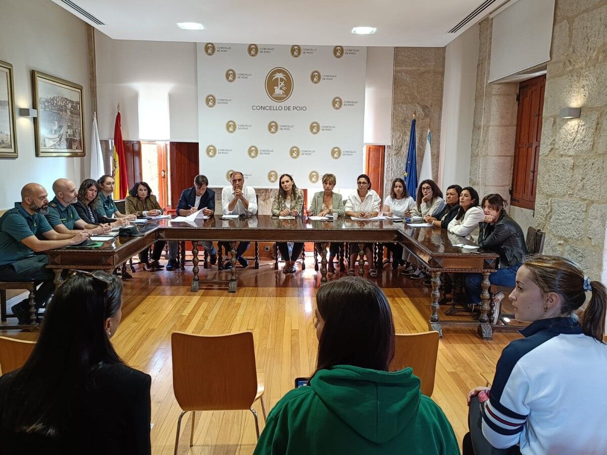 Mesa Local contra la Violencia de Género celebrada en Poio el 23 de septiembre de 2024