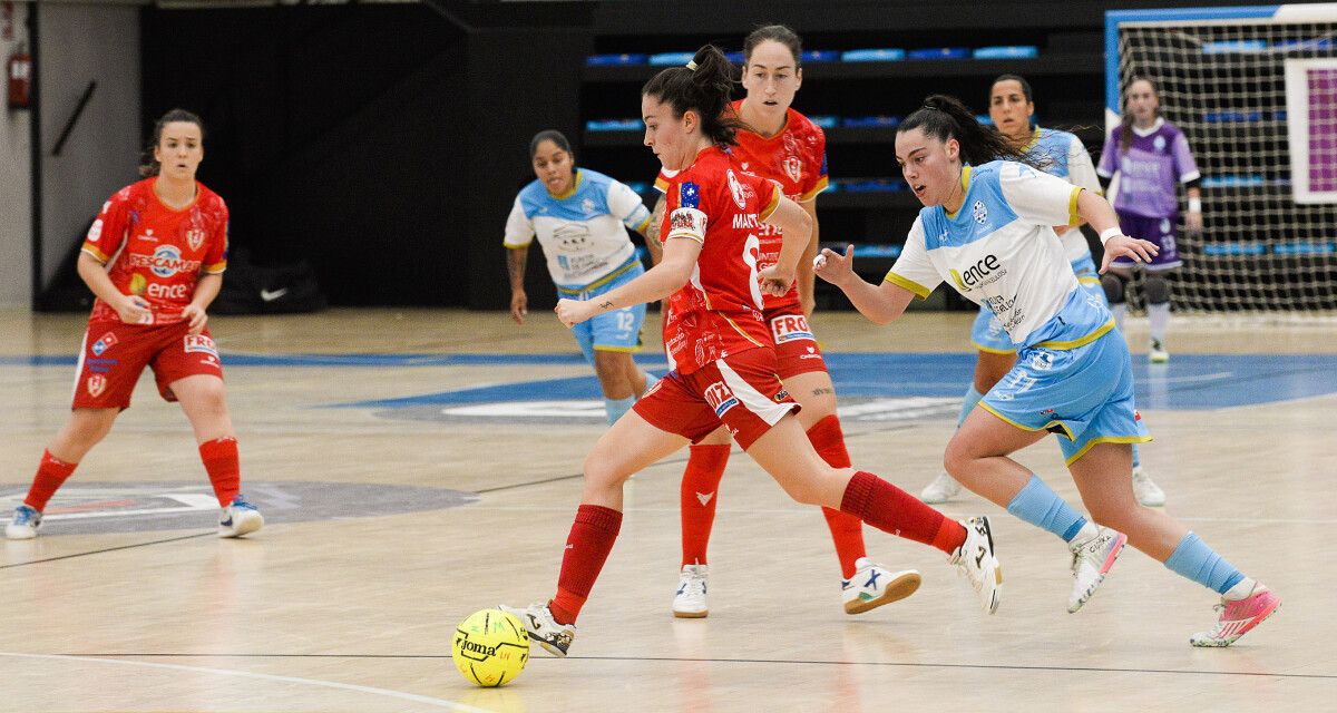 Partido entre Marín Futsal e Poio Pescamar na Raña