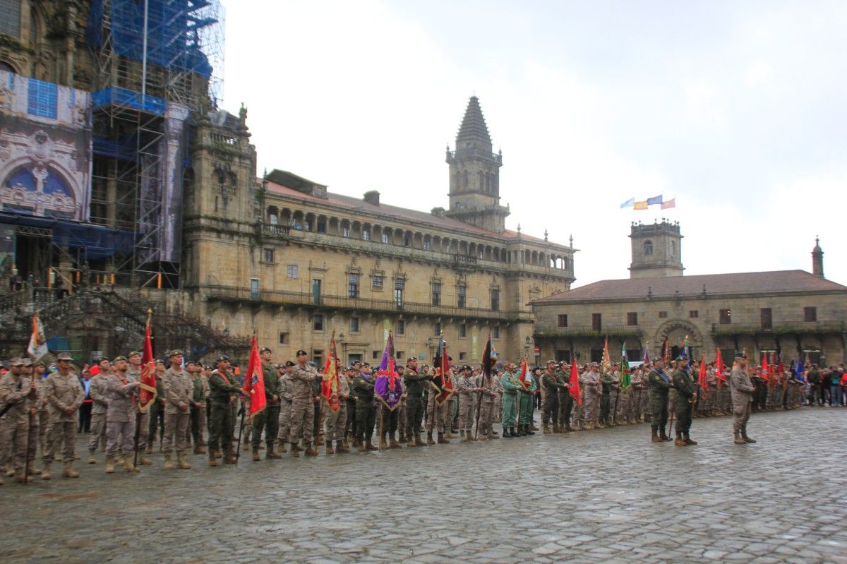 Acto final del concurso de patrullas Tui-Santiago de la Brilat 2015