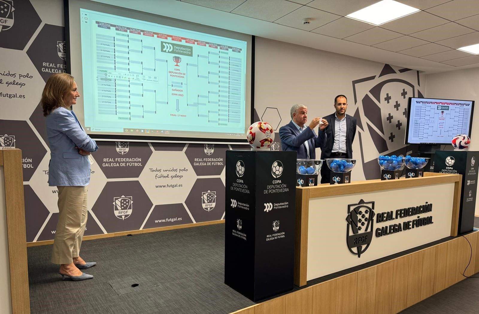 Sorteo da Copa Deputación de fútbol masculino