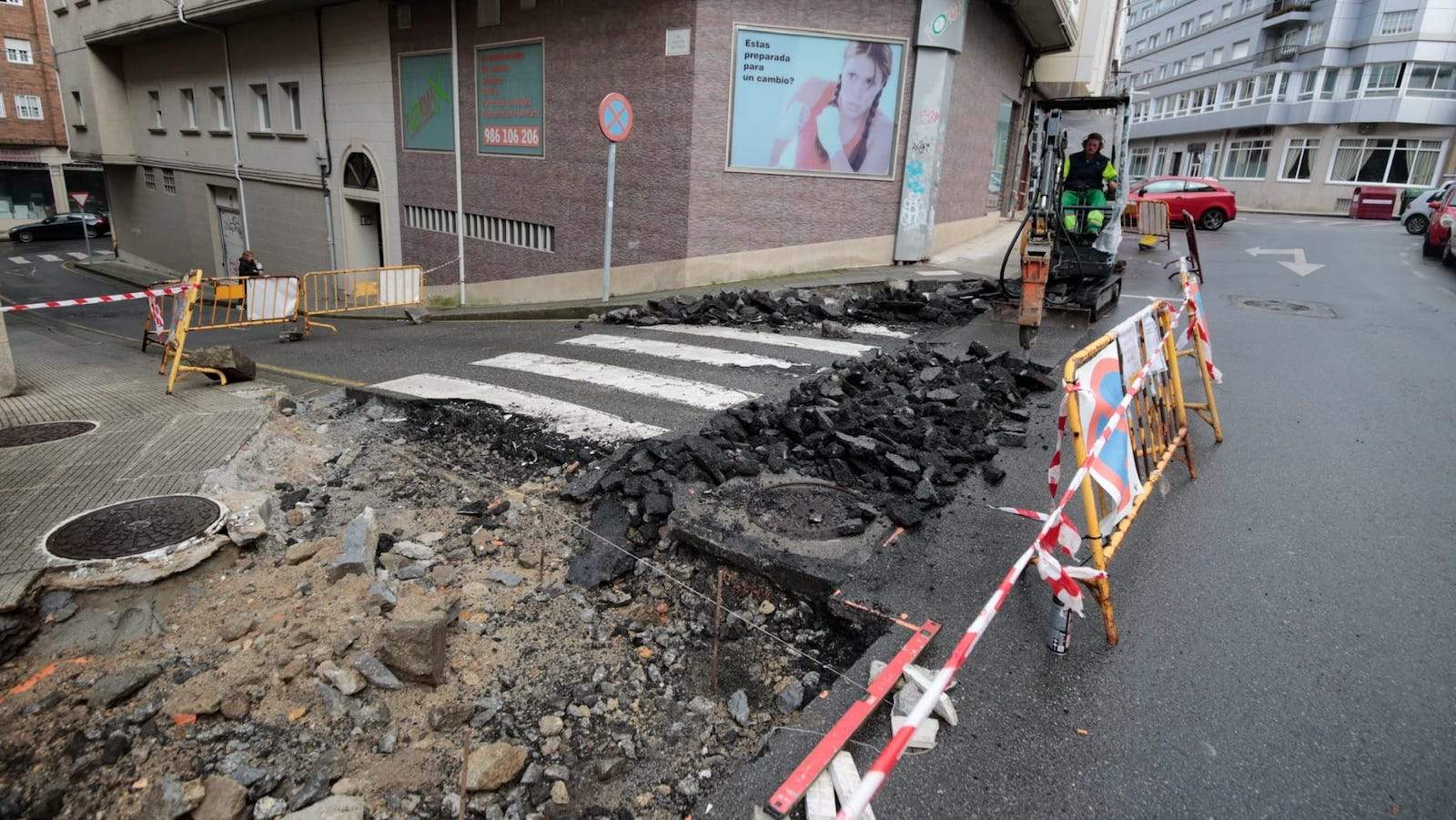 Obras de accesibilidad en el Campo da Torre