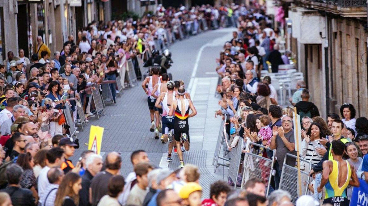 Carrera élite masculina de la Gran Final de las Series Mundiales de Triatlón en Pontevedra