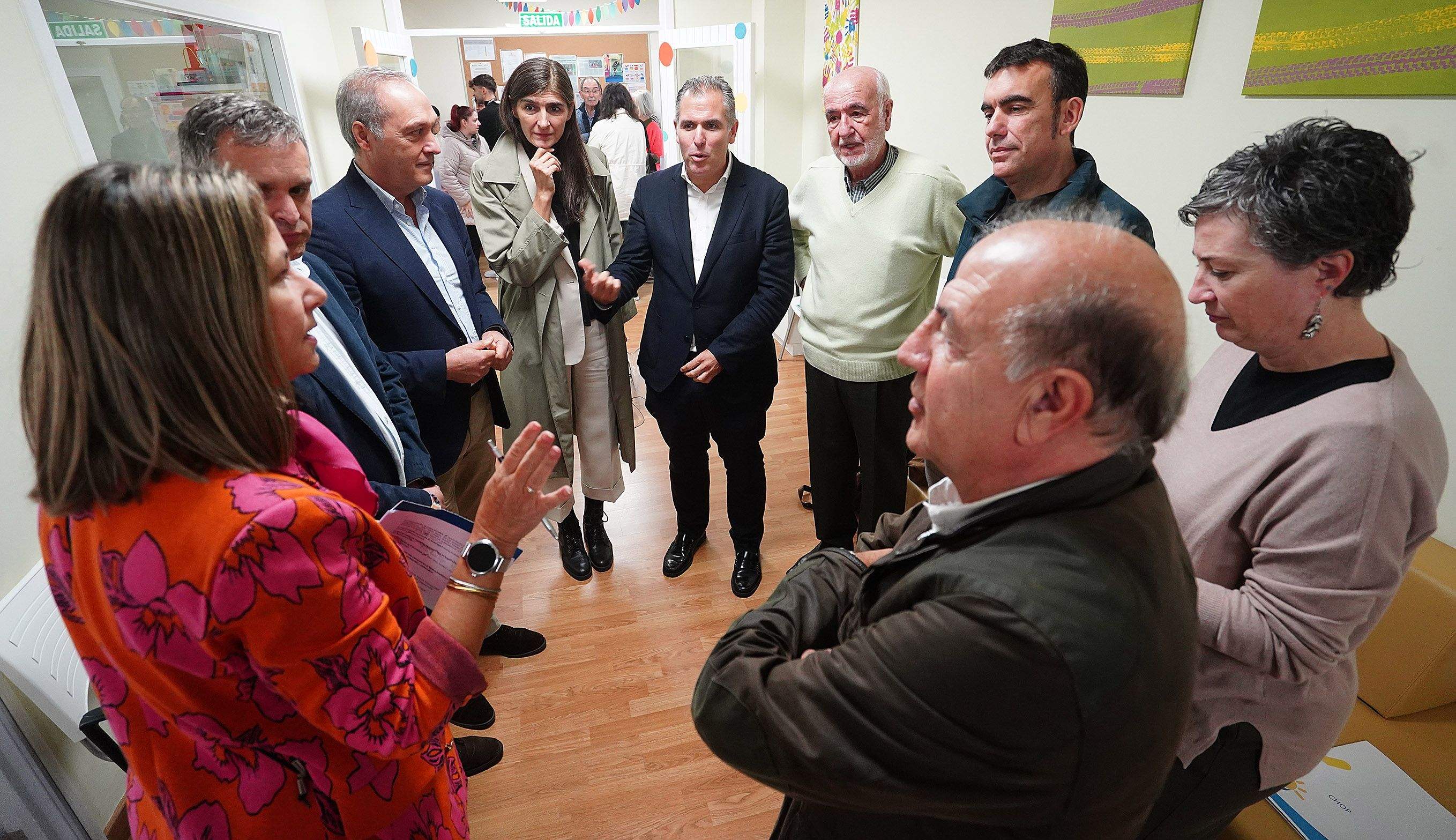 Actividad realizada en la sede de Amencer-ASPACE en Pontevedra para mostrar el funcionamiento del primer exoesqueleto pediátrico