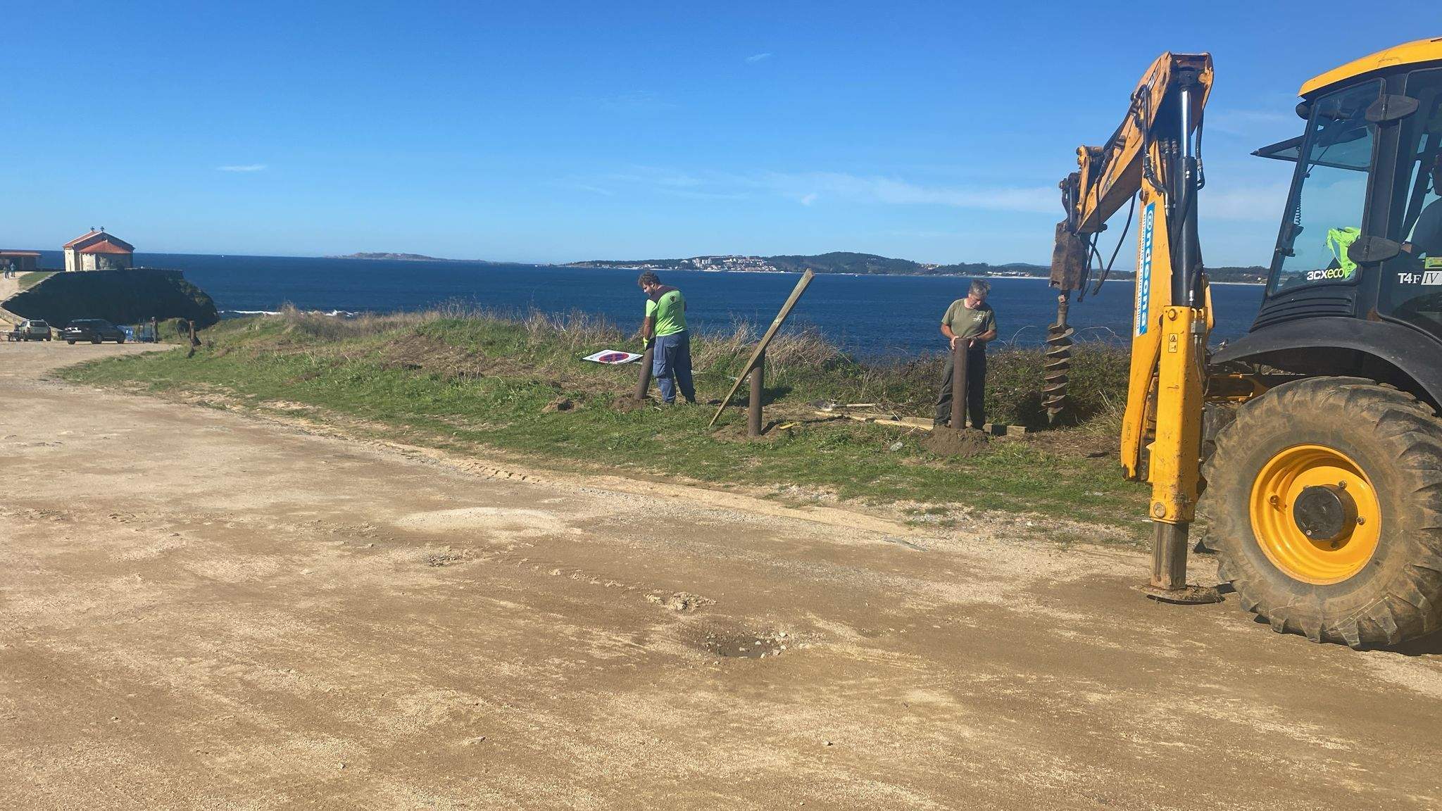 Renovación del vallado de la Ermita de A Lanzada