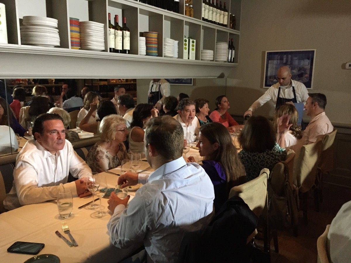 Cena de Miguel Anxo Fernandez Lores con pontevedreses residentes en Nueva York