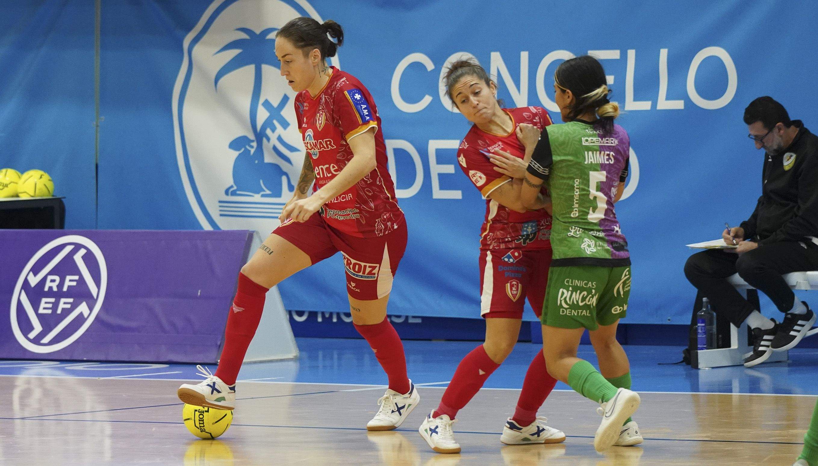 Partido entre Poio Pescamar e Atlético Torcal Partido entre Poio Pescamar e Atlético Torcal