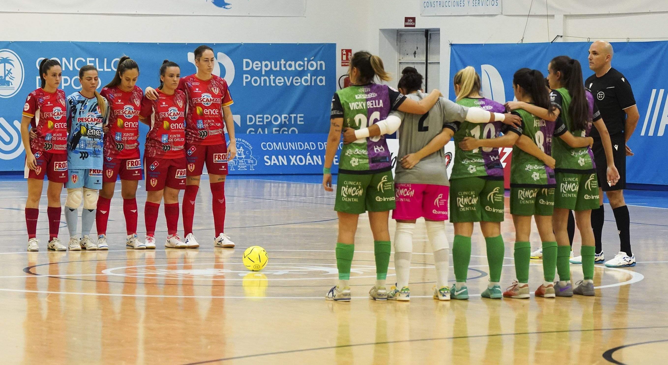 Partido entre Poio Pescamar e Atlético Torcal Partido entre Poio Pescamar e Atlético Torcal