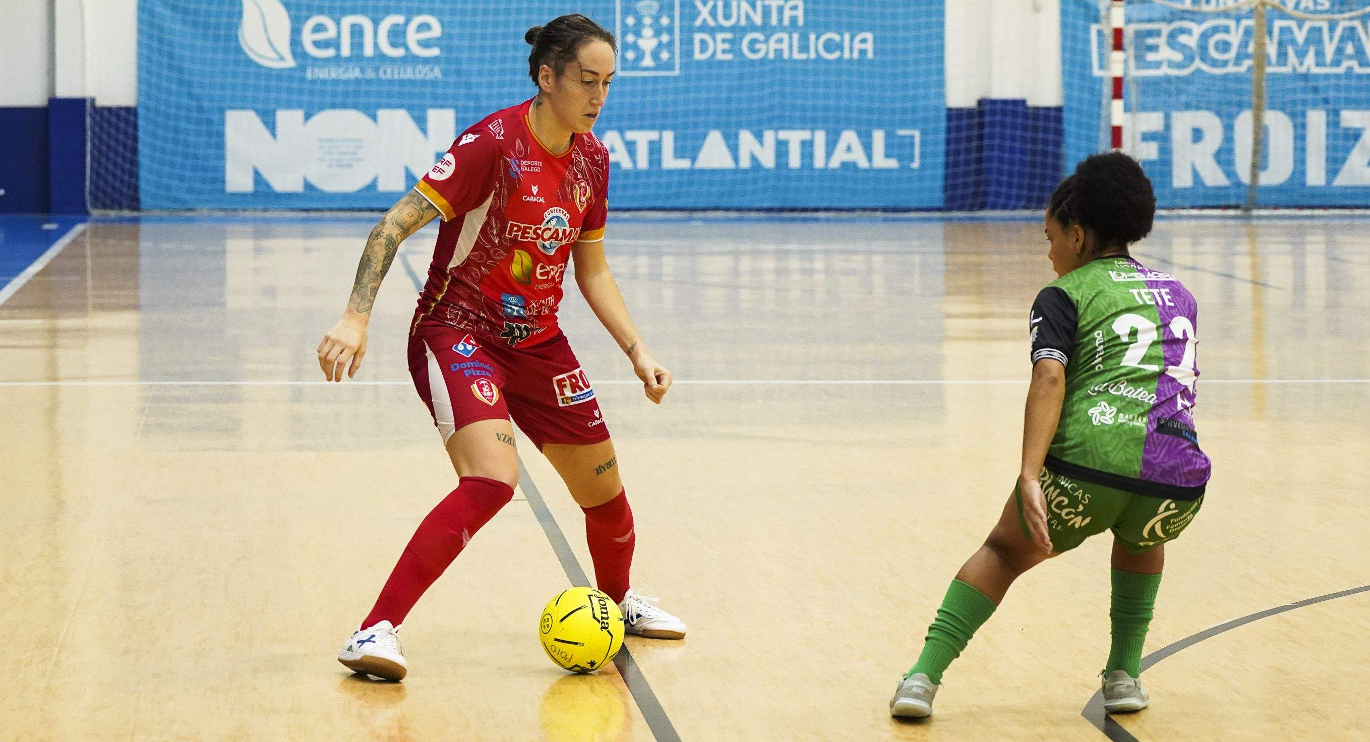 Partido entre Poio Pescamar e Atlético Torcal Partido entre Poio Pescamar e Atlético Torcal