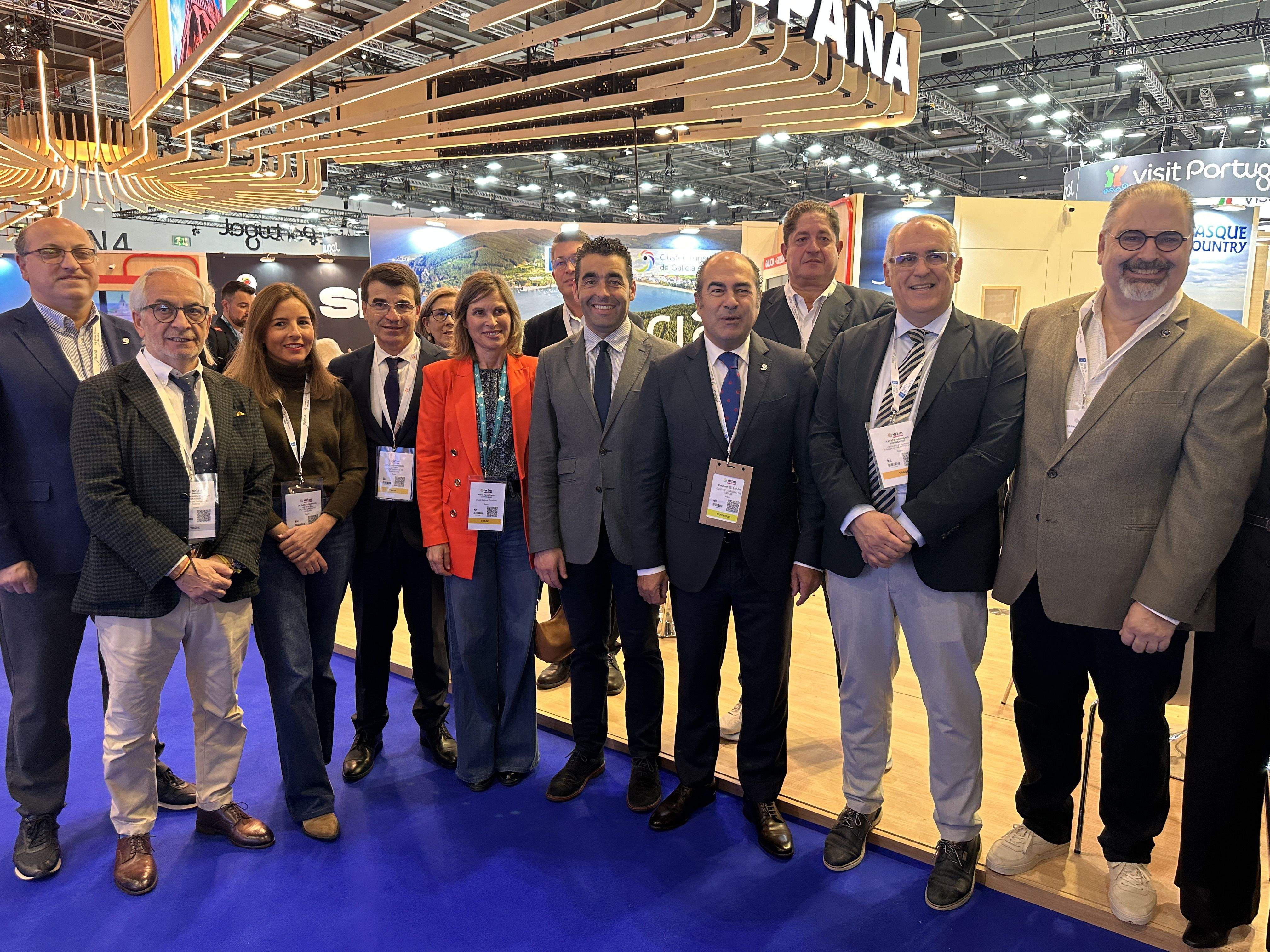 Delegación pontevedresa en la WTM de Londres