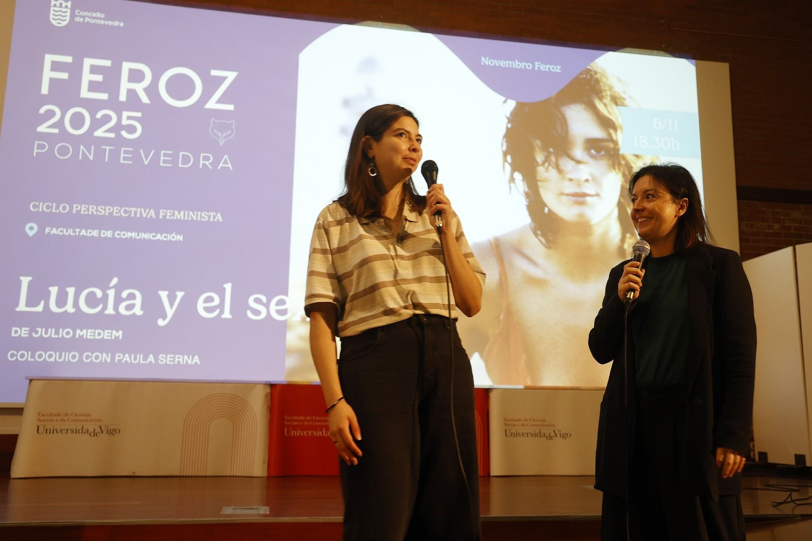 Proxección de 'Lucía y el sexo'