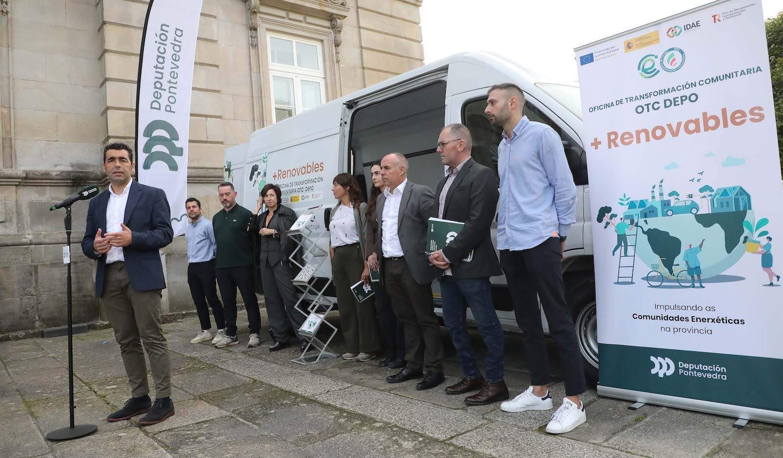 Presentación de la oficina móvil del proyecto +Renovables