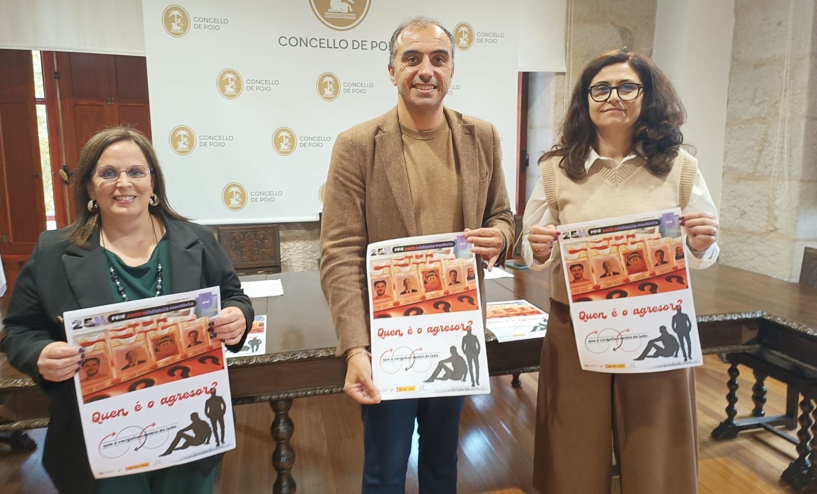 Presentación da campaña impulsada en Poio polo 25N