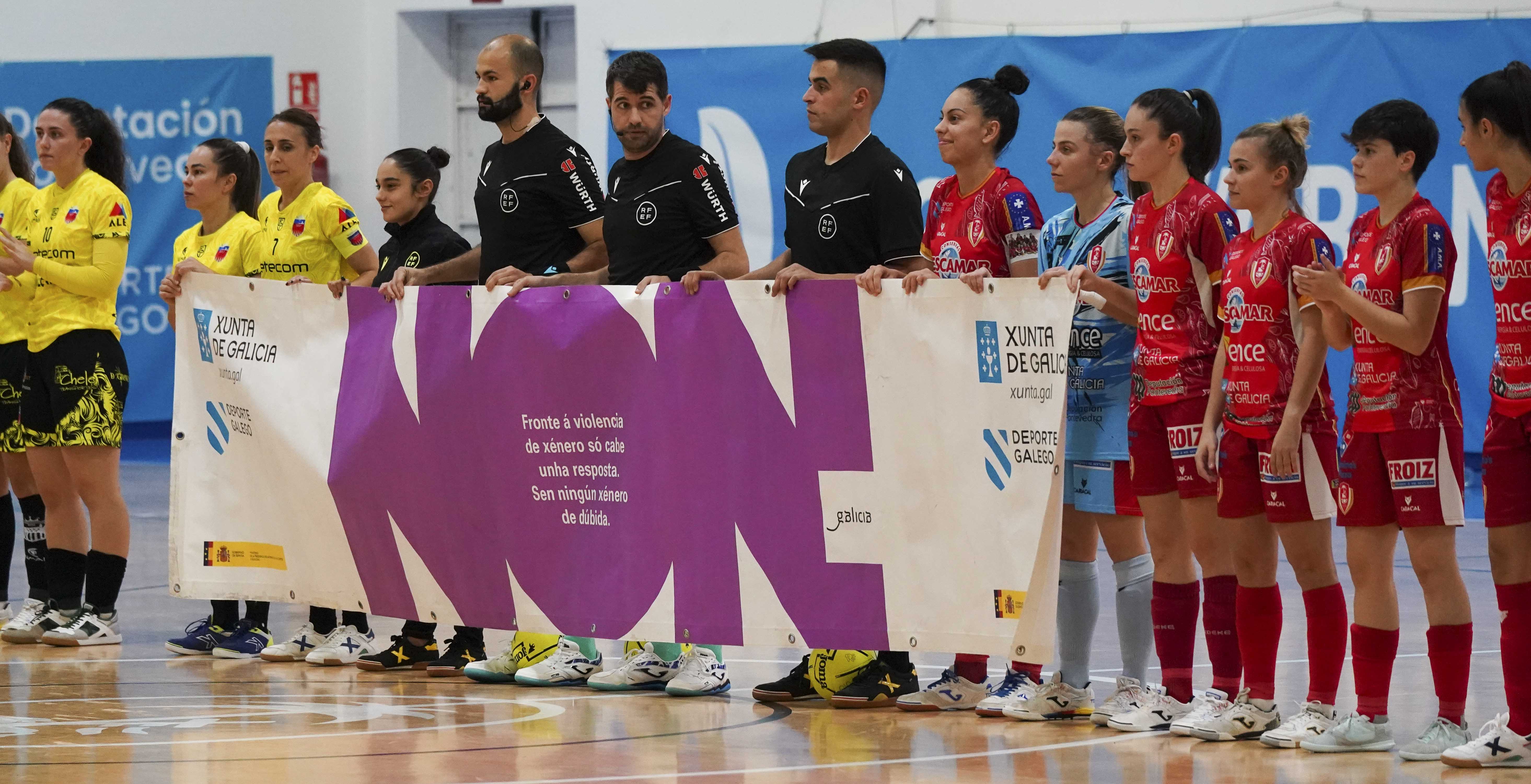 Partido de liga entre Poio Perscamar e Futsi Atlético na Seca Partido de liga entre Poio Perscamar e Futsi Atlético na Seca