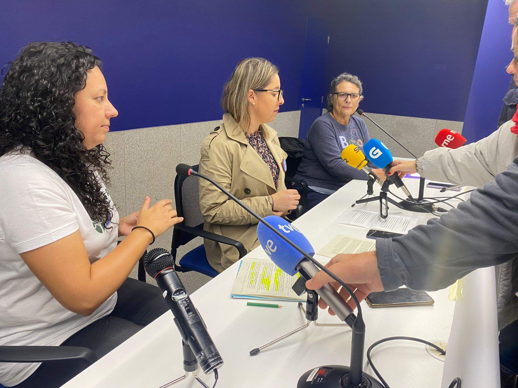 Rueda de prensa de Adega y de la Plataforma de afectados por la A-57 en Bora e Xeve